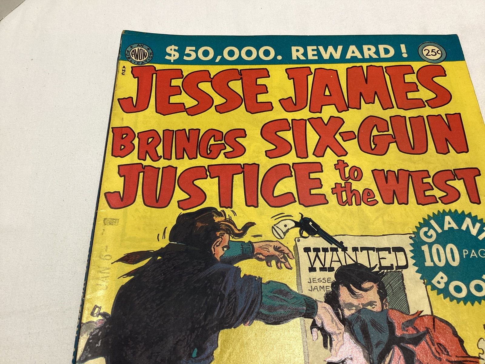 Jesse James Brings Six-Gun Justice to the West Avon Comic Book - 2
