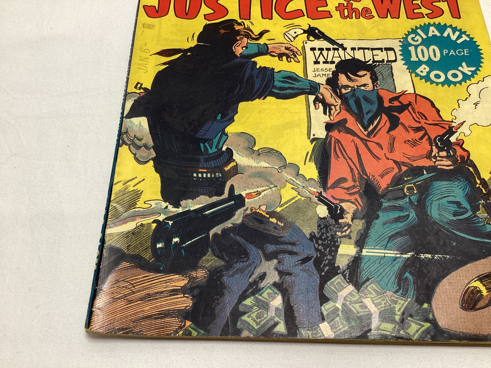 Jesse James Brings Six-Gun Justice to the West Avon Comic Book - 4