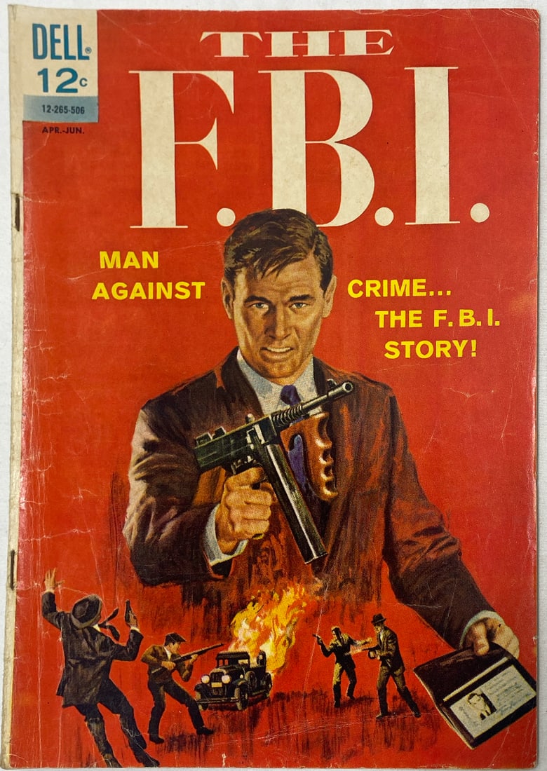 The FBI 1 Dell Comic Book: 1965, Please Preview and see all photos for condition