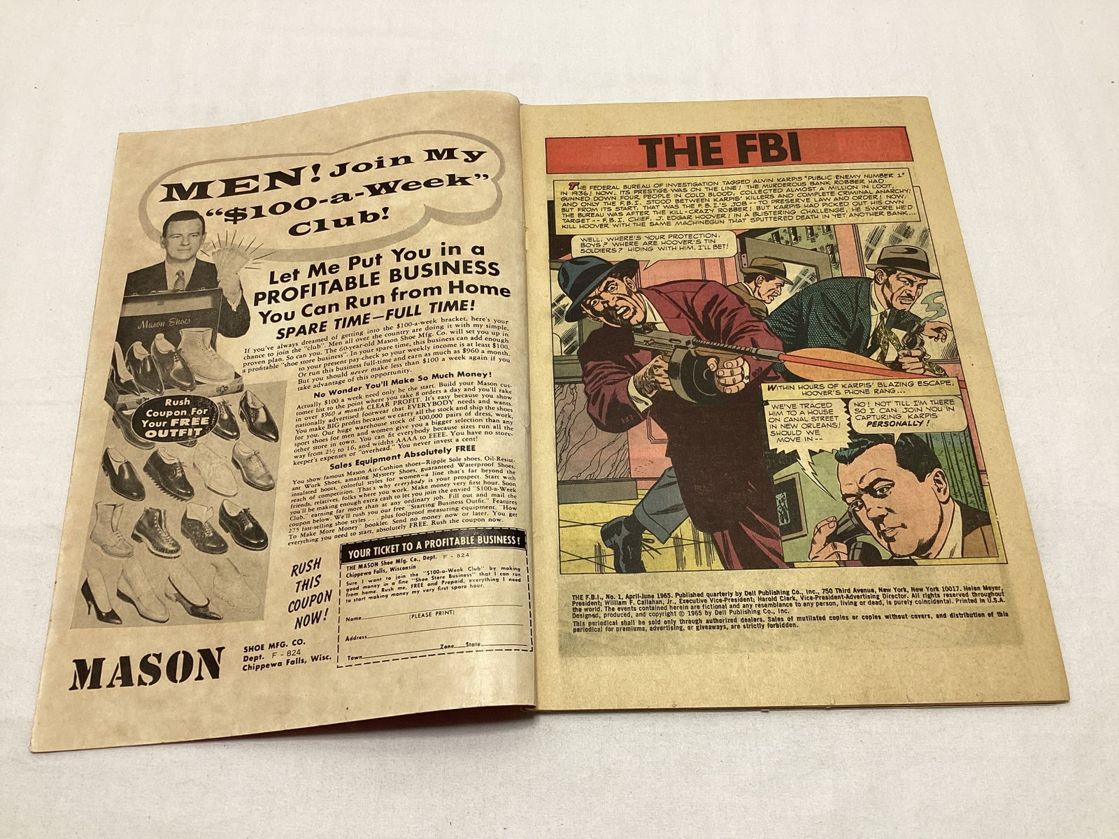 The FBI 1 Dell Comic Book - 6