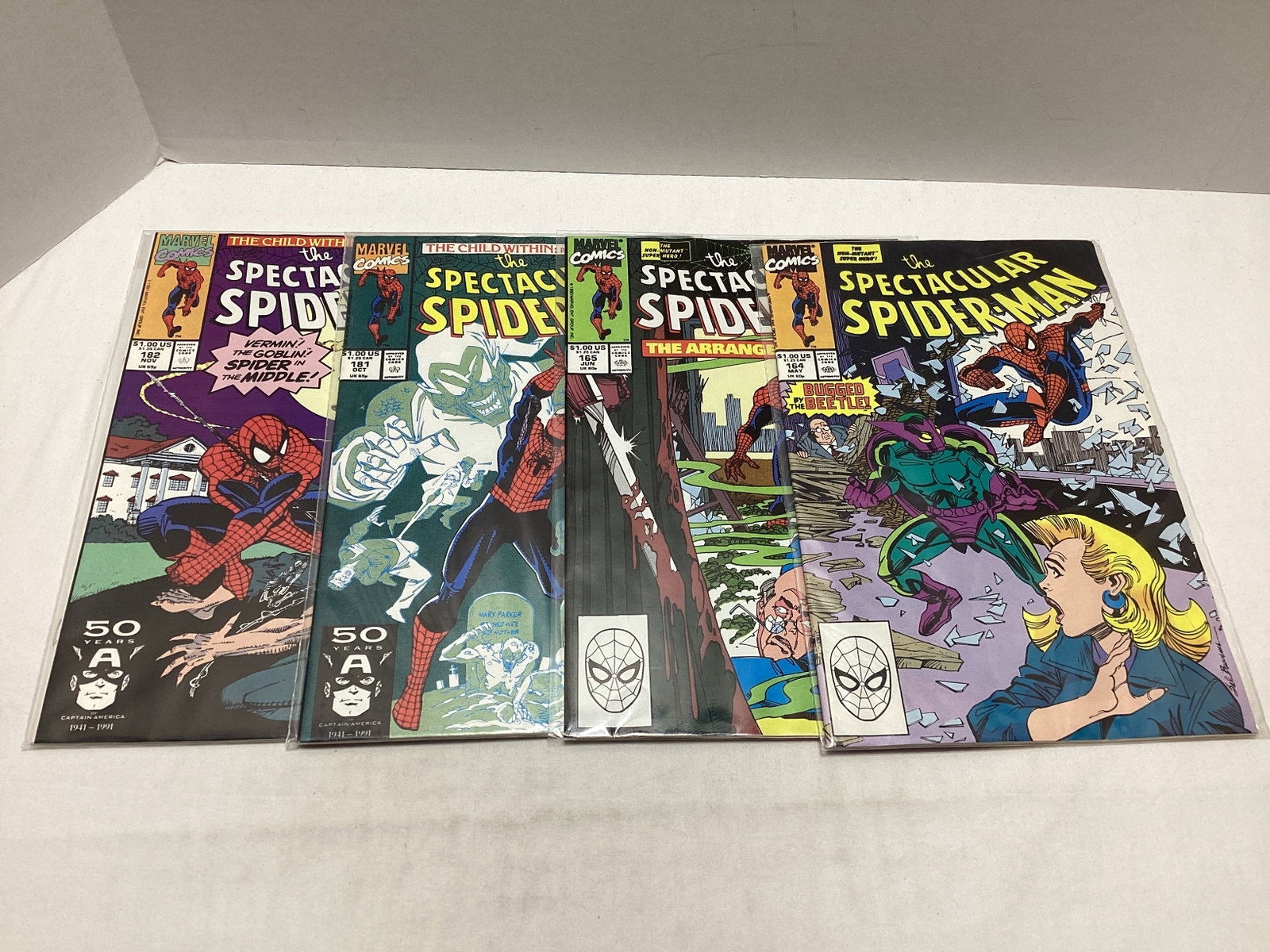 Four Spectacular Spider-Man Marvel Comic Books (1 of 5)