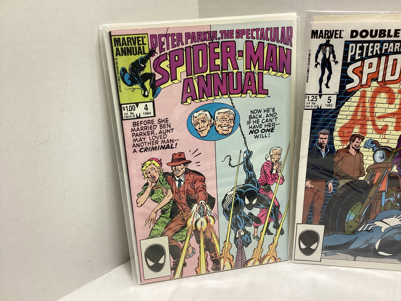 Four Peter Parker Spectacular Spider-Man Annual Comic Books - 5