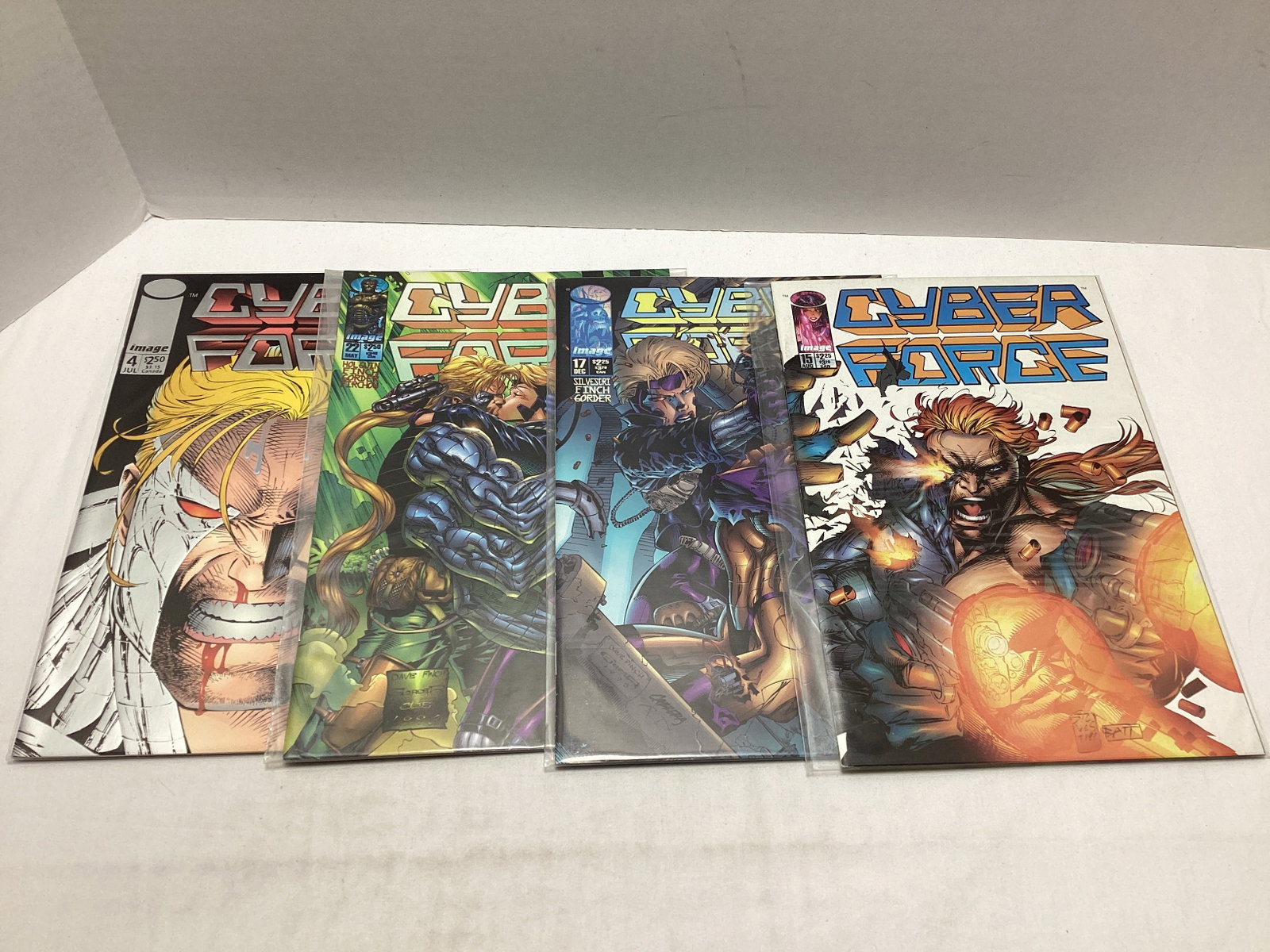 Four Cyber Force Image Comic Books: .