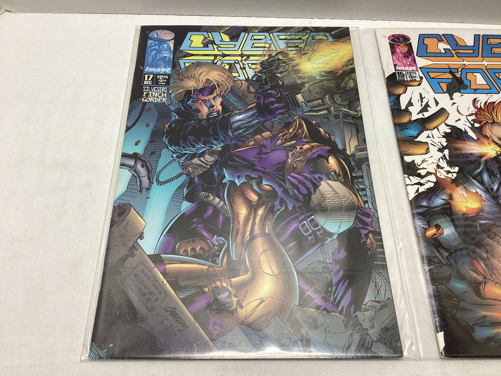 Four Cyber Force Image Comic Books - 2