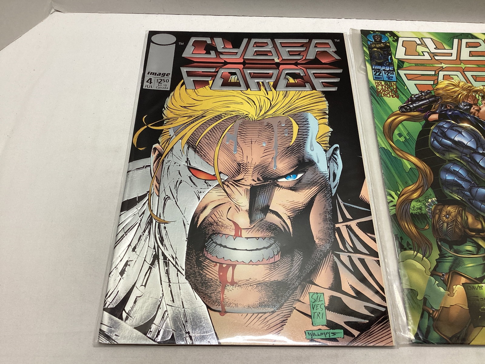 Four Cyber Force Image Comic Books - 4