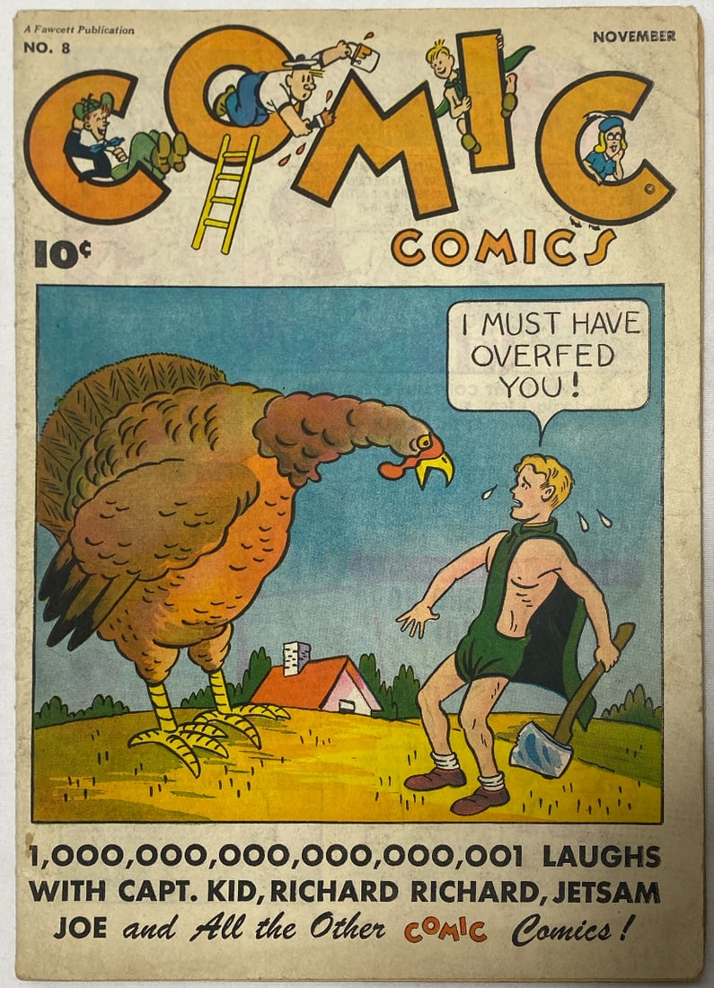 Comic Comics 8 Fawcett Comic Book: 1946, Please Preview and see all photos for condition