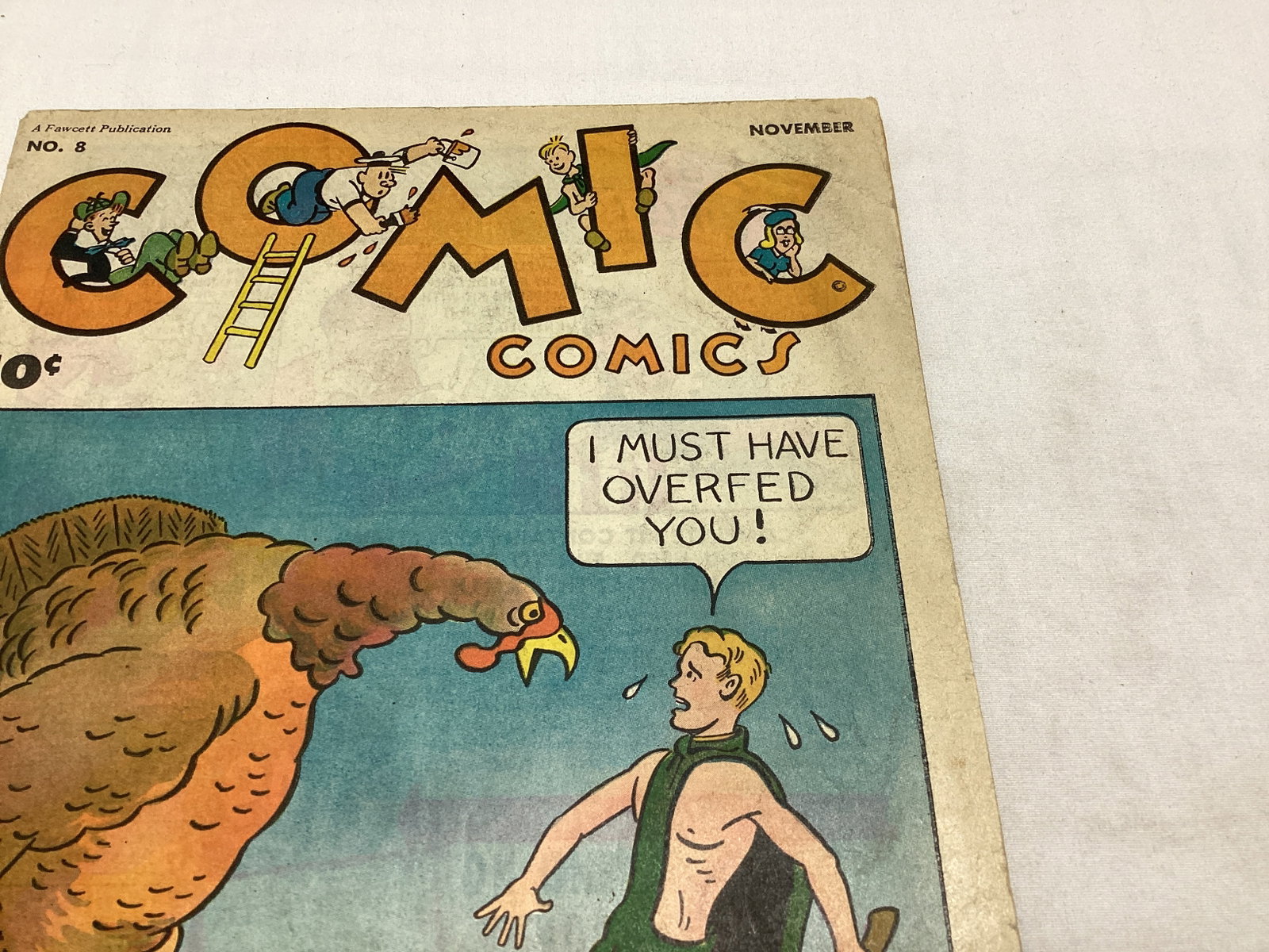 Comic Comics 8 Fawcett Comic Book - 3