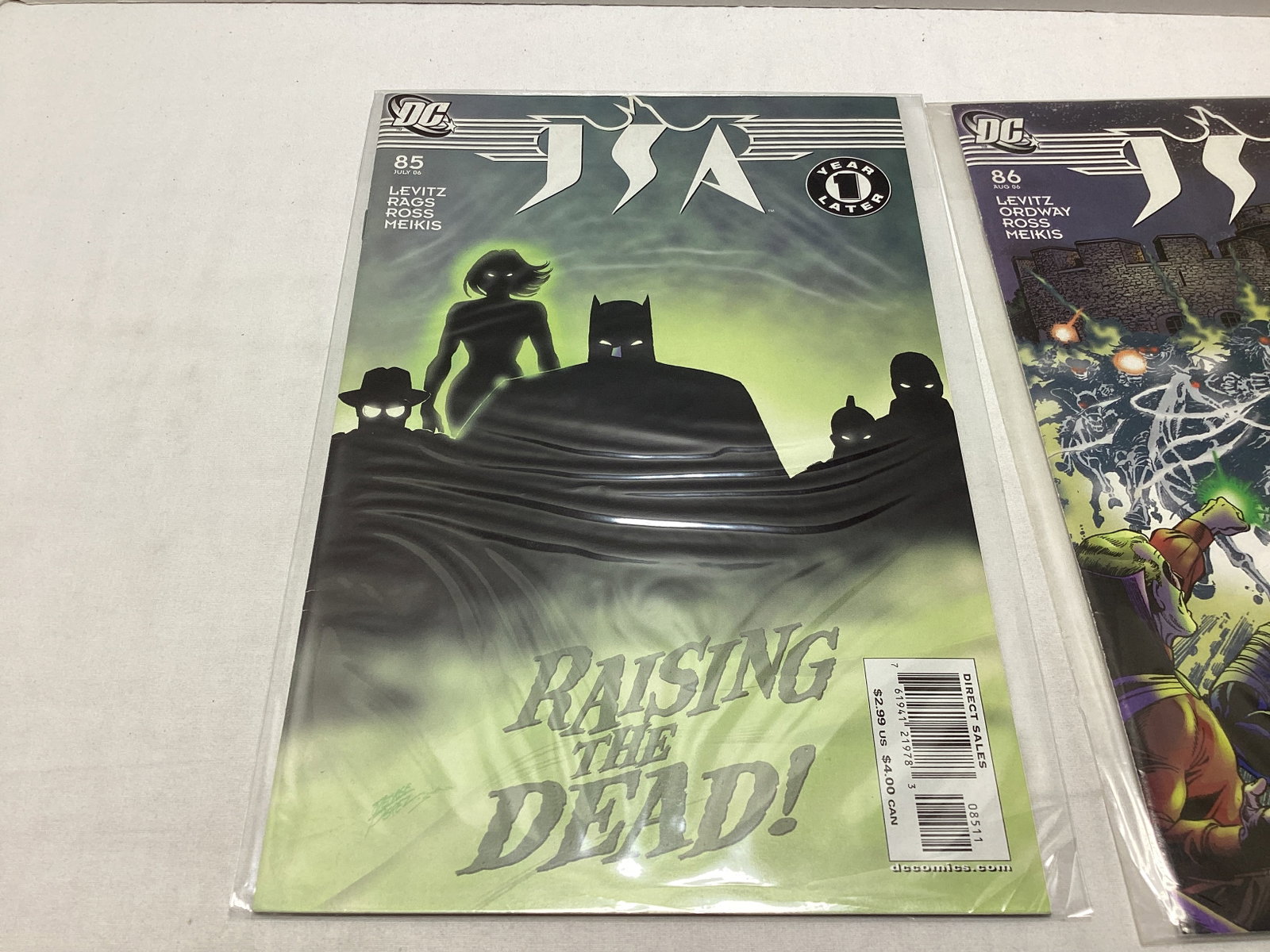 Four JSA DC Comic Books - 2
