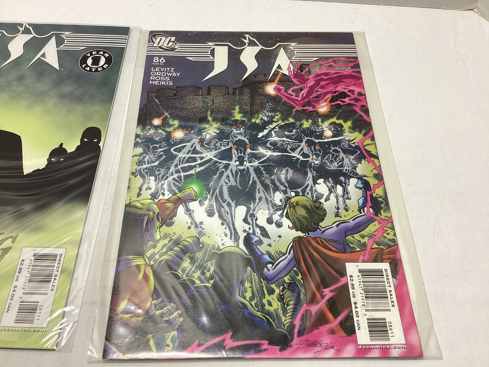 Four JSA DC Comic Books - 3