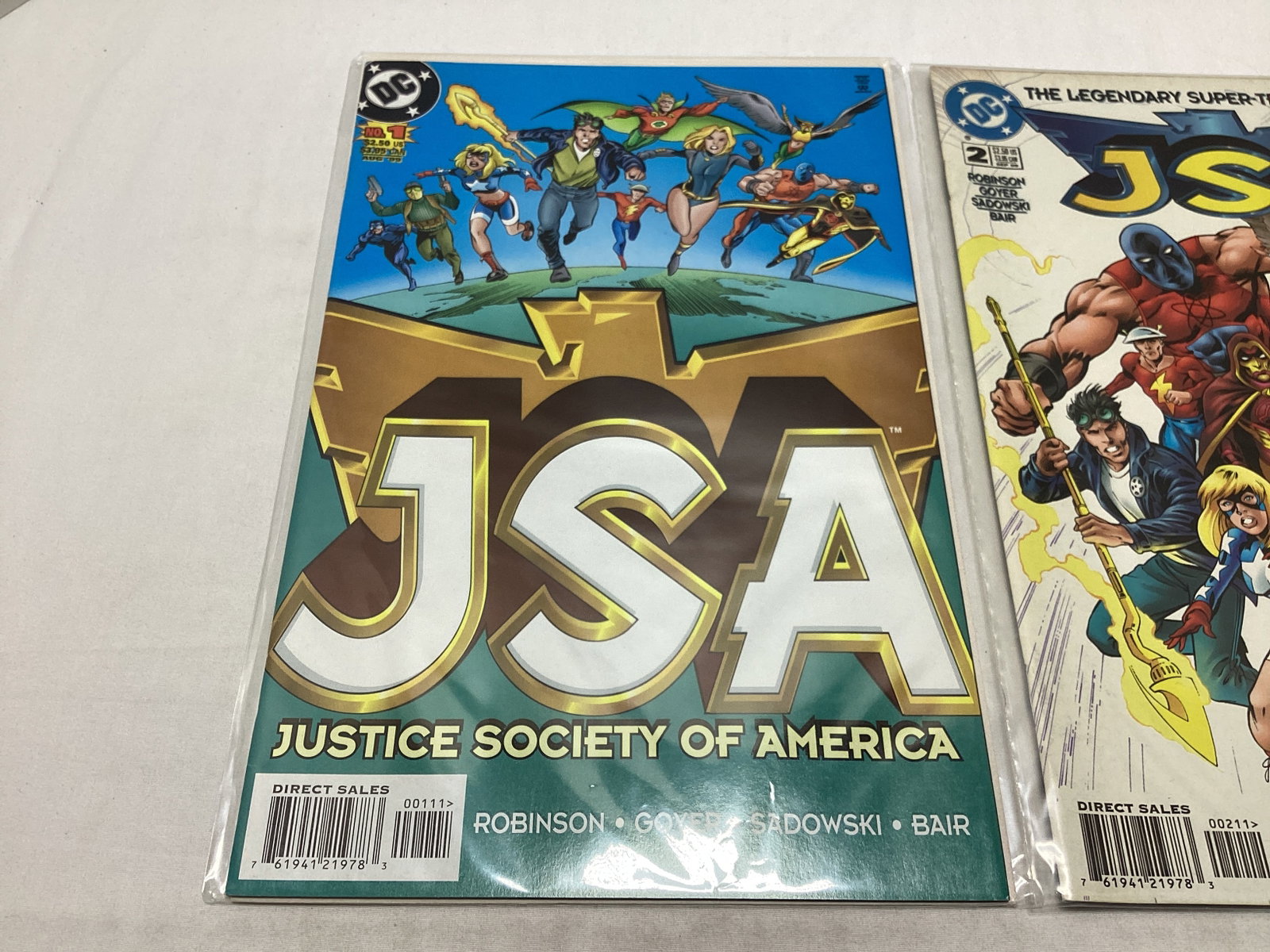Four JSA DC Comic Books - 4