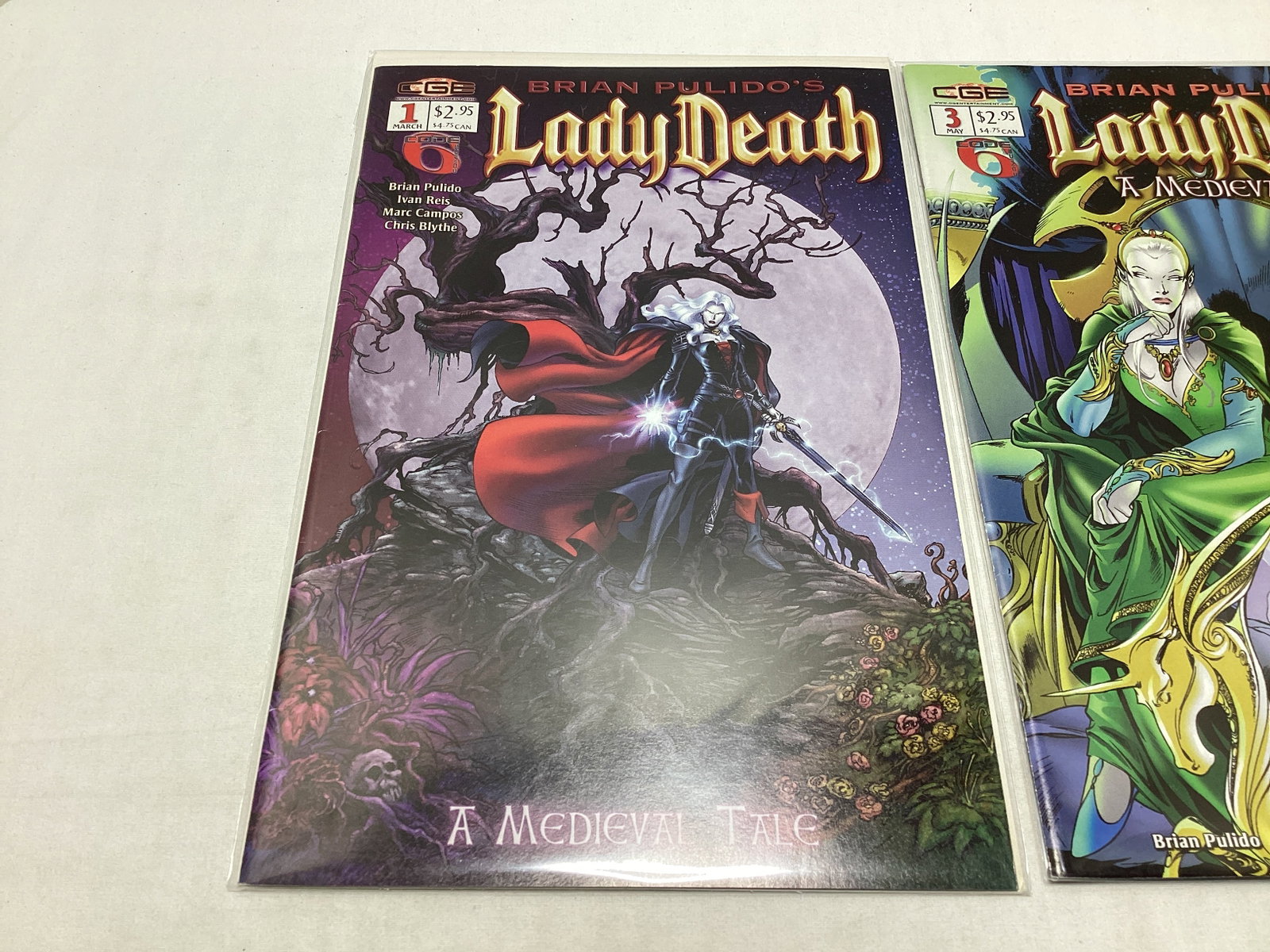 Two Lady Death CGE Comic Books - 2