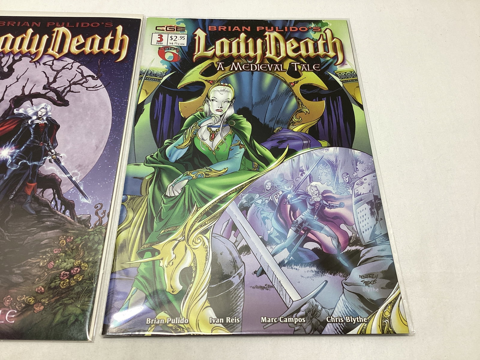 Two Lady Death CGE Comic Books - 3
