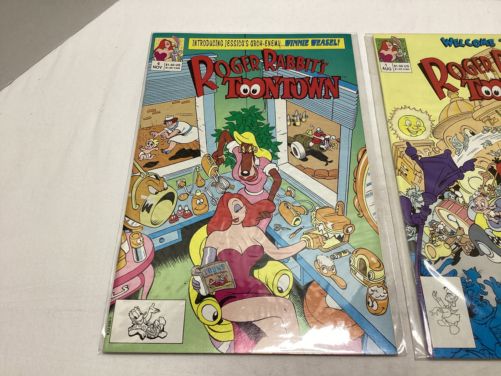 Three Roger Rabbit's Toontown Comic Books - 2