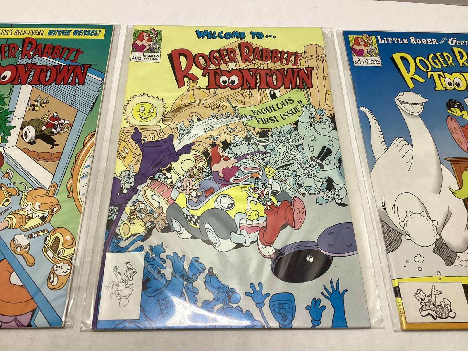 Three Roger Rabbit's Toontown Comic Books - 3
