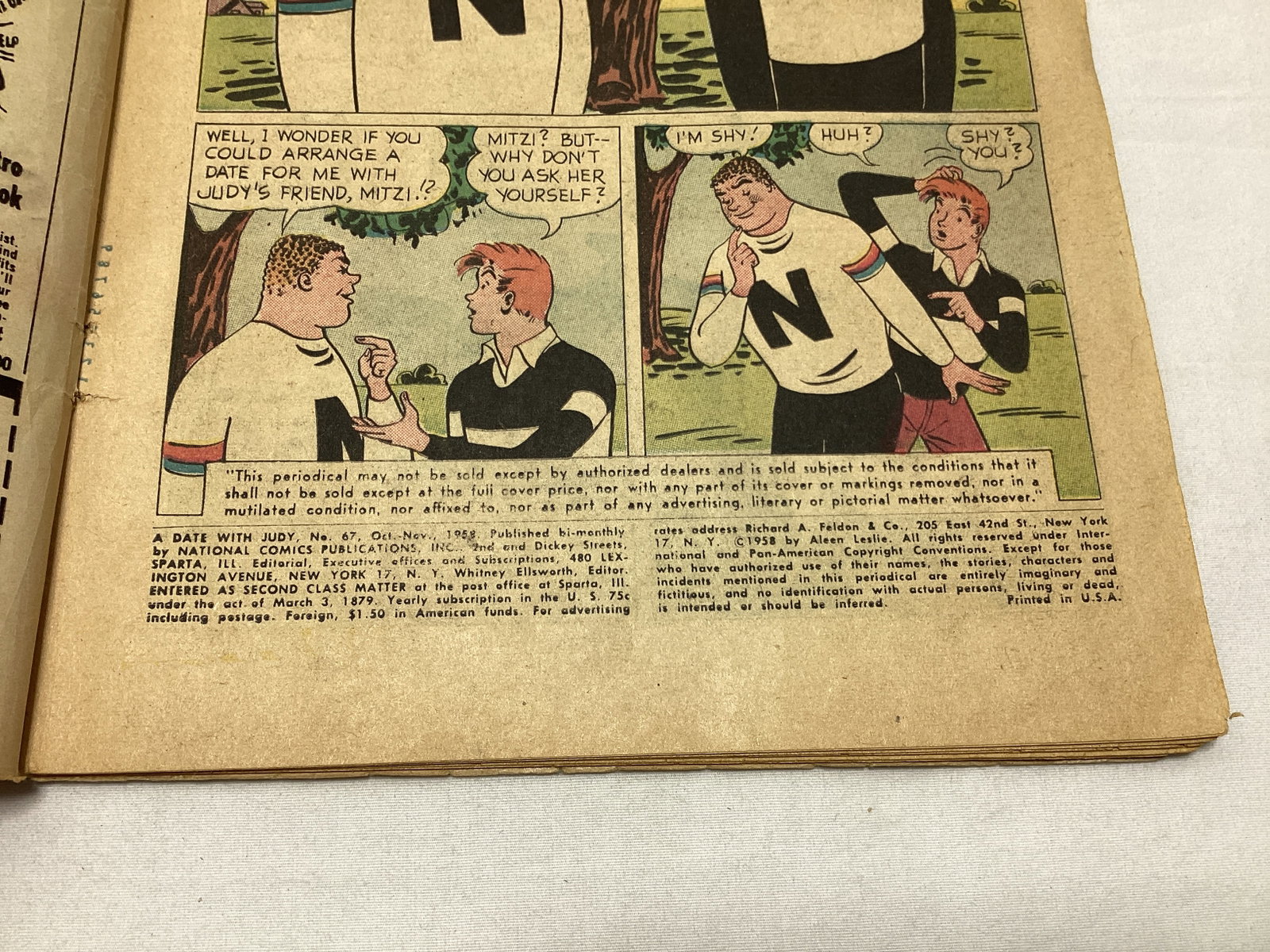 A Date With Judy 67 DC Comic Book - 7