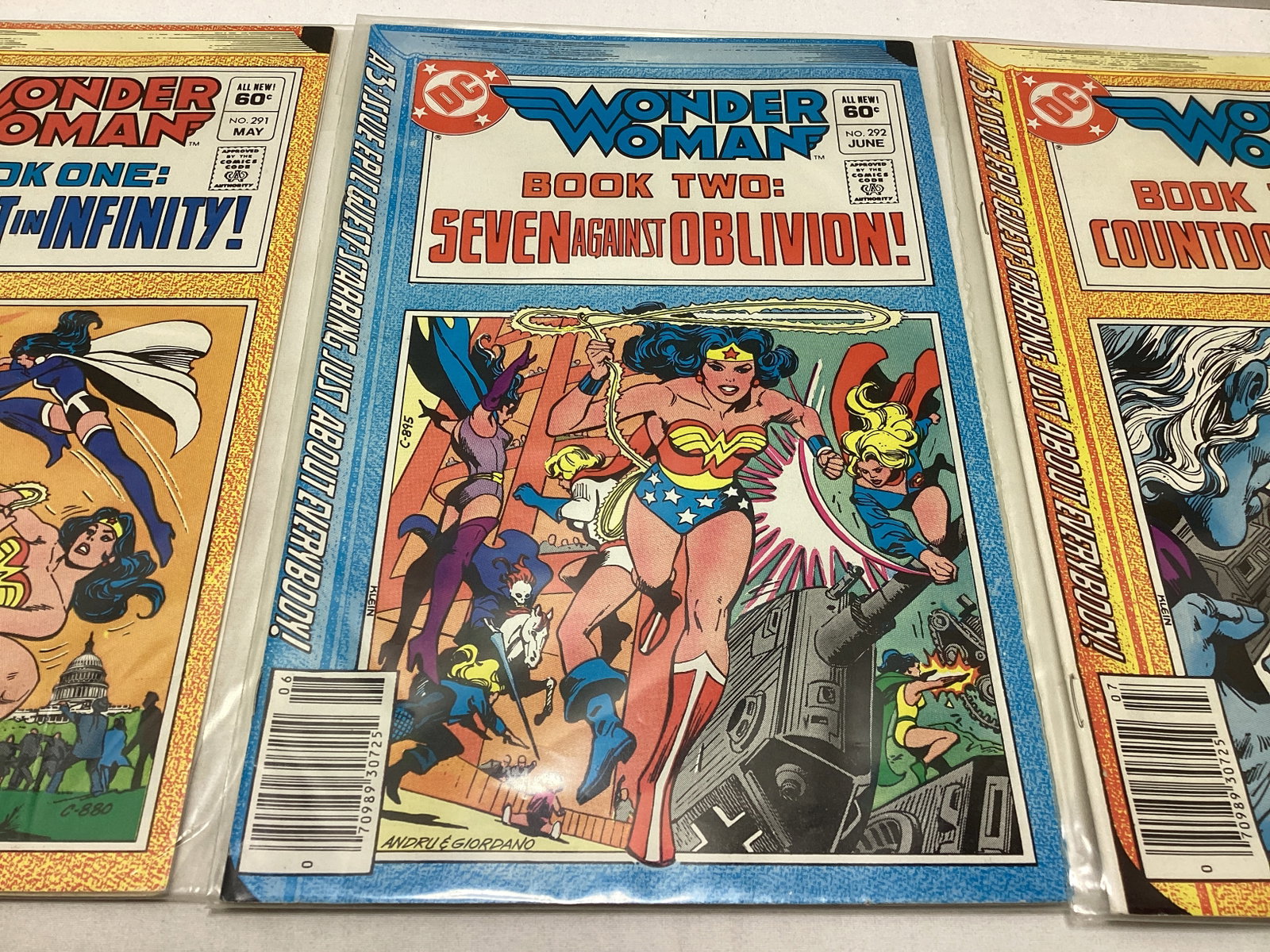 Three Wonder Woman DC Comic Books - 3