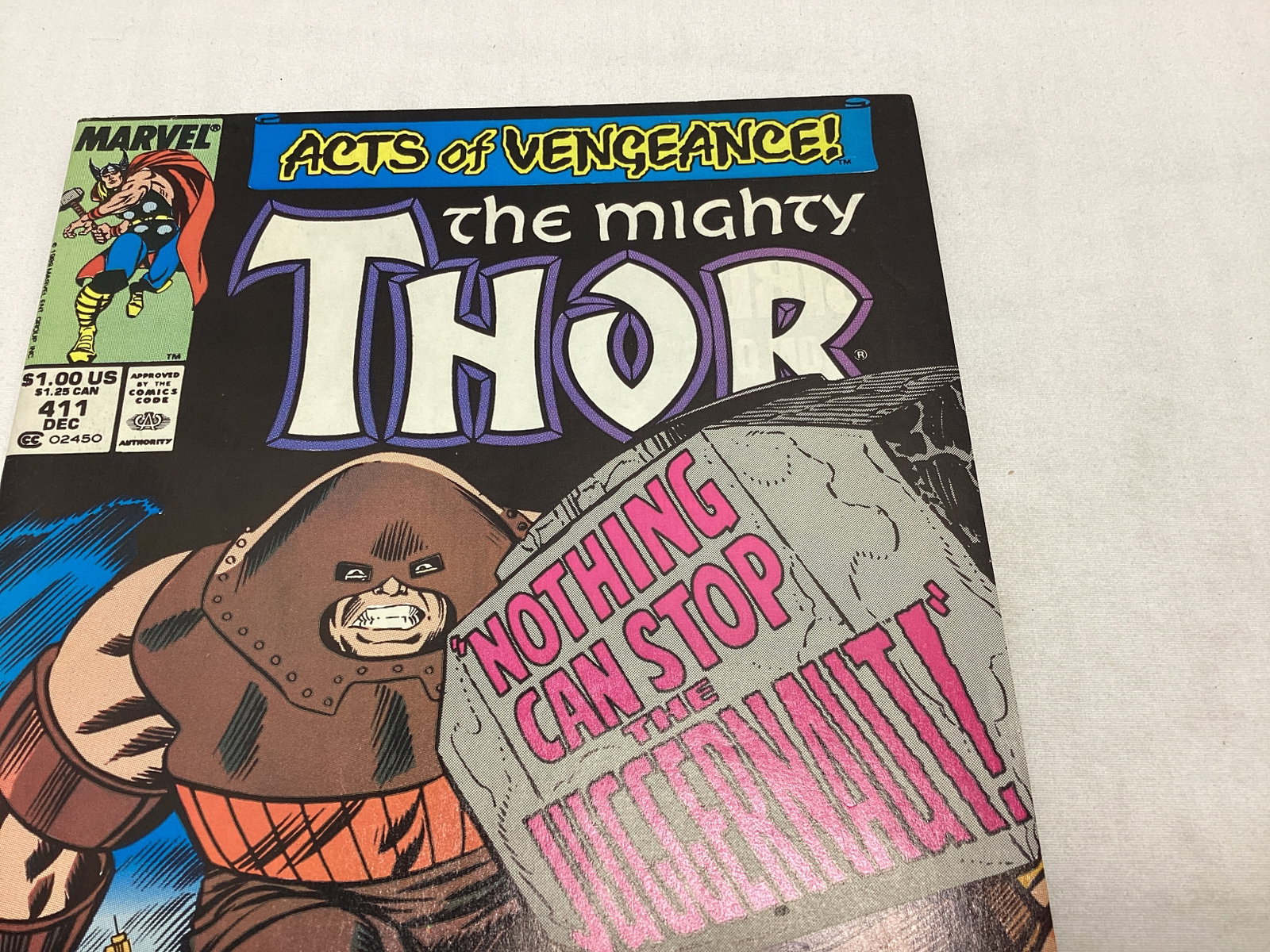 The Mighty Thor 411 Marvel Comic Book - 3