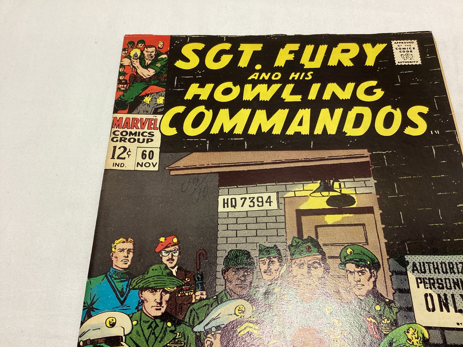 Sgt. Fury and His Howling Commandos 60 Marvel Comic Book - 2