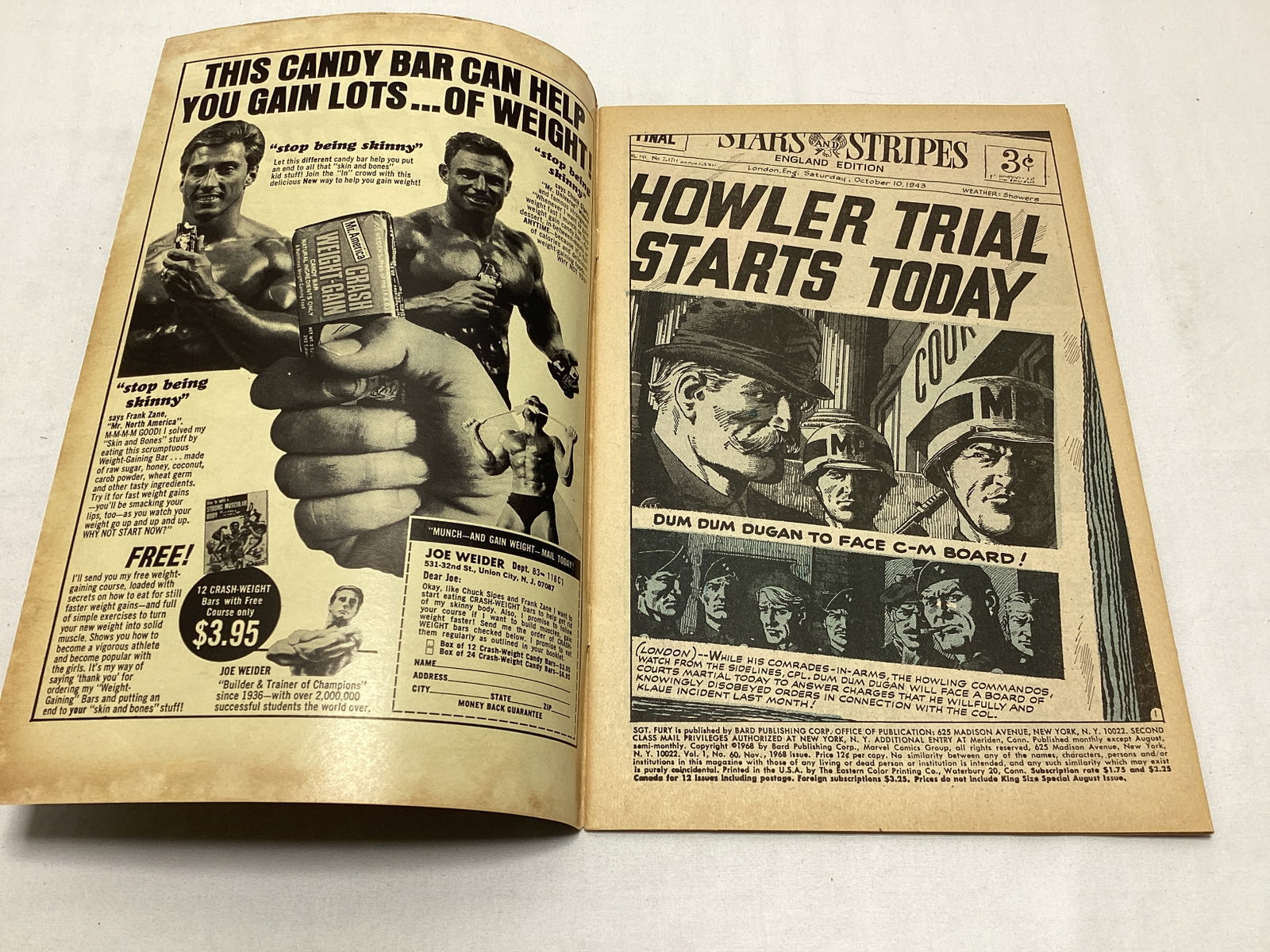 Sgt. Fury and His Howling Commandos 60 Marvel Comic Book - 6