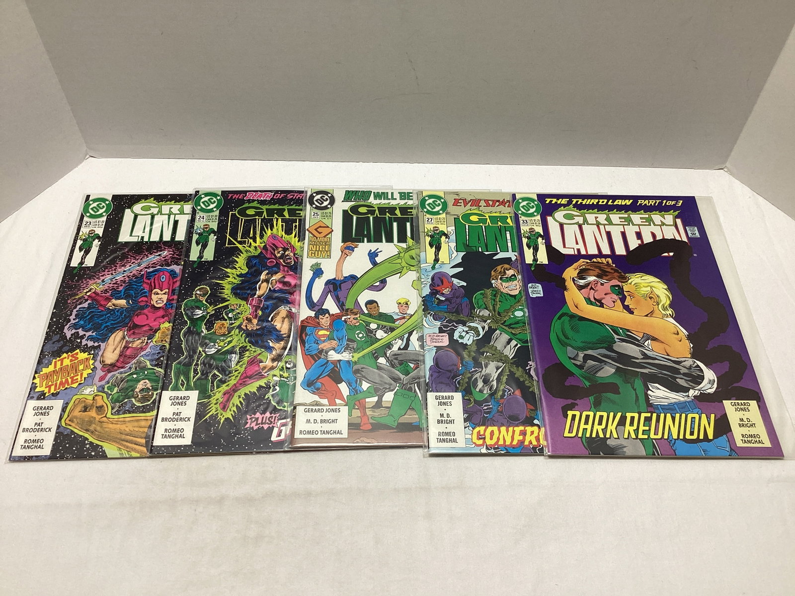 Five Green Lantern DC Comic Books: .