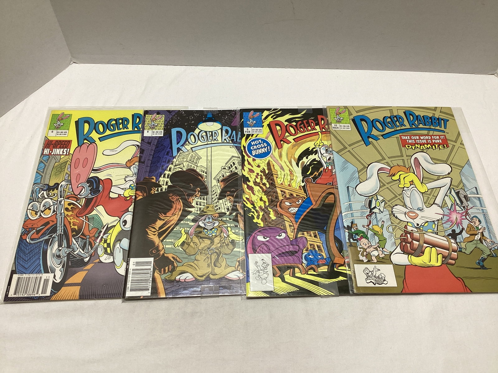 Four Roger Rabbit Comic Books: .