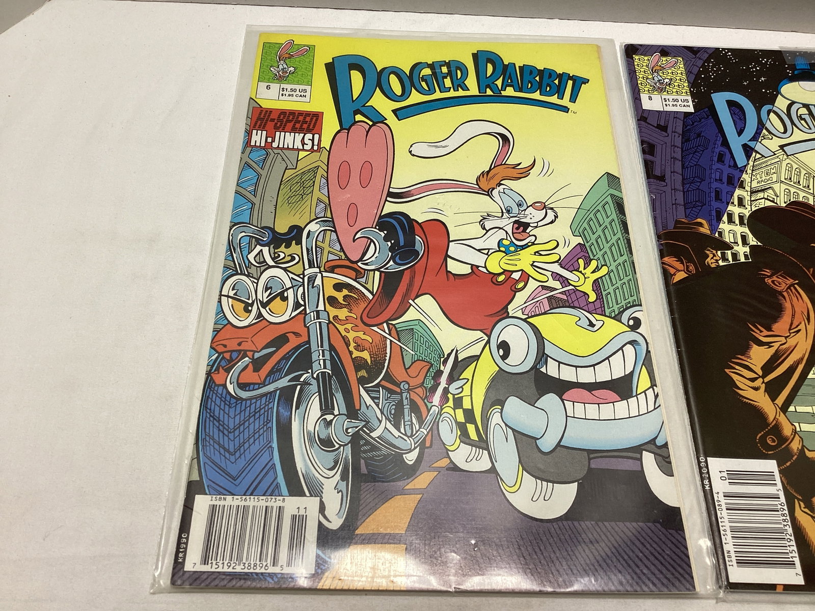 Four Roger Rabbit Comic Books - 4