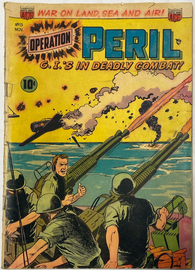 Operation Peril 13 ACG Comic Book: 1952, Please Preview and see all photos for condition