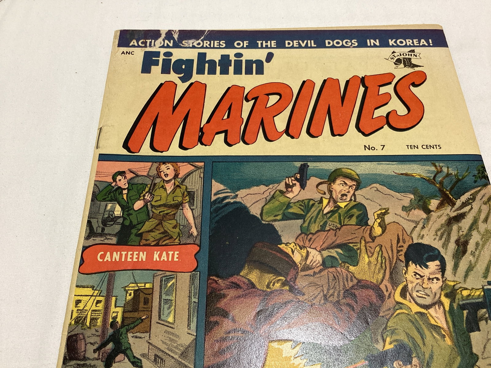 Fightin' Marines 7 St. John Comic Book - 2
