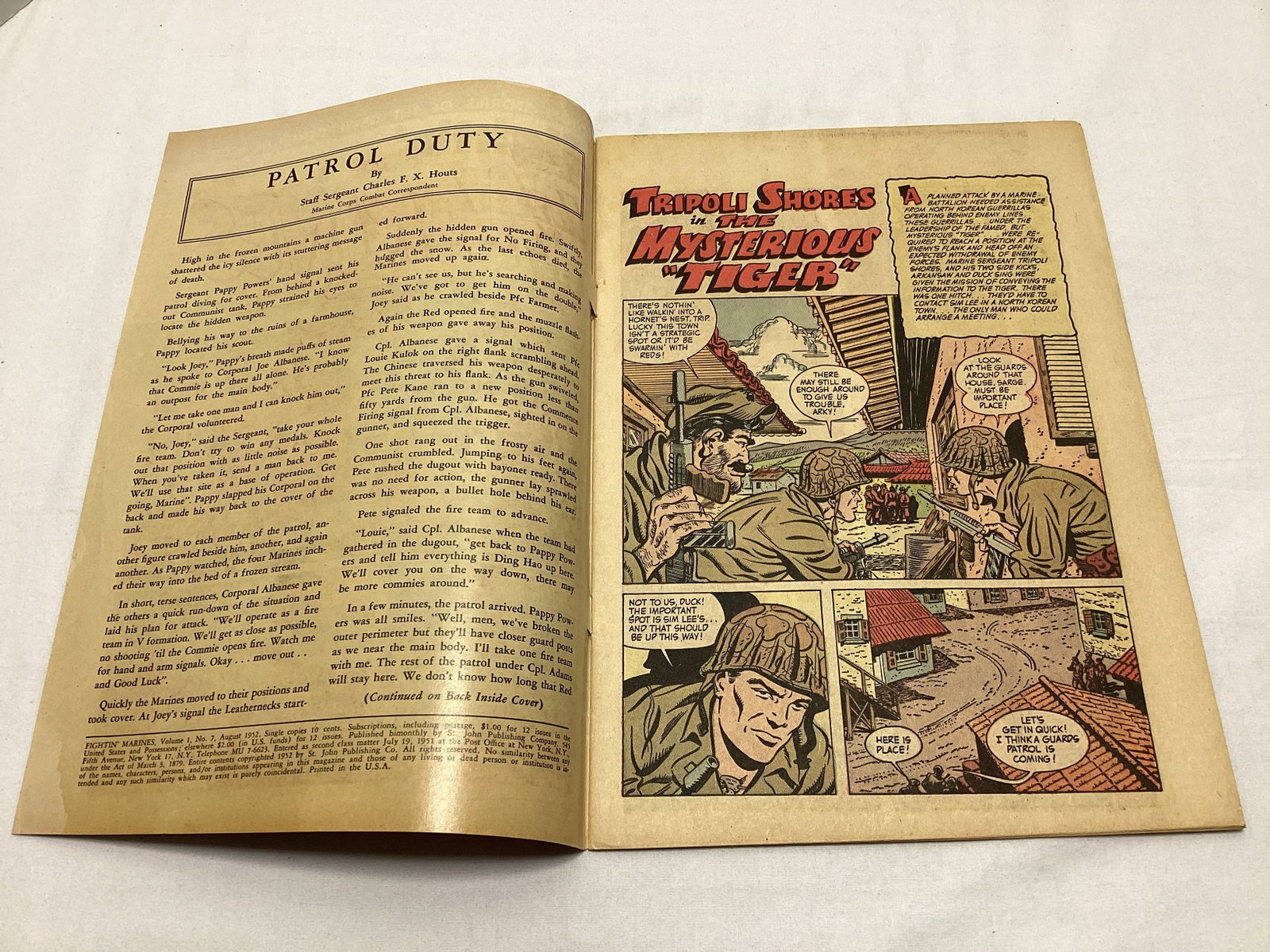 Fightin' Marines 7 St. John Comic Book - 6