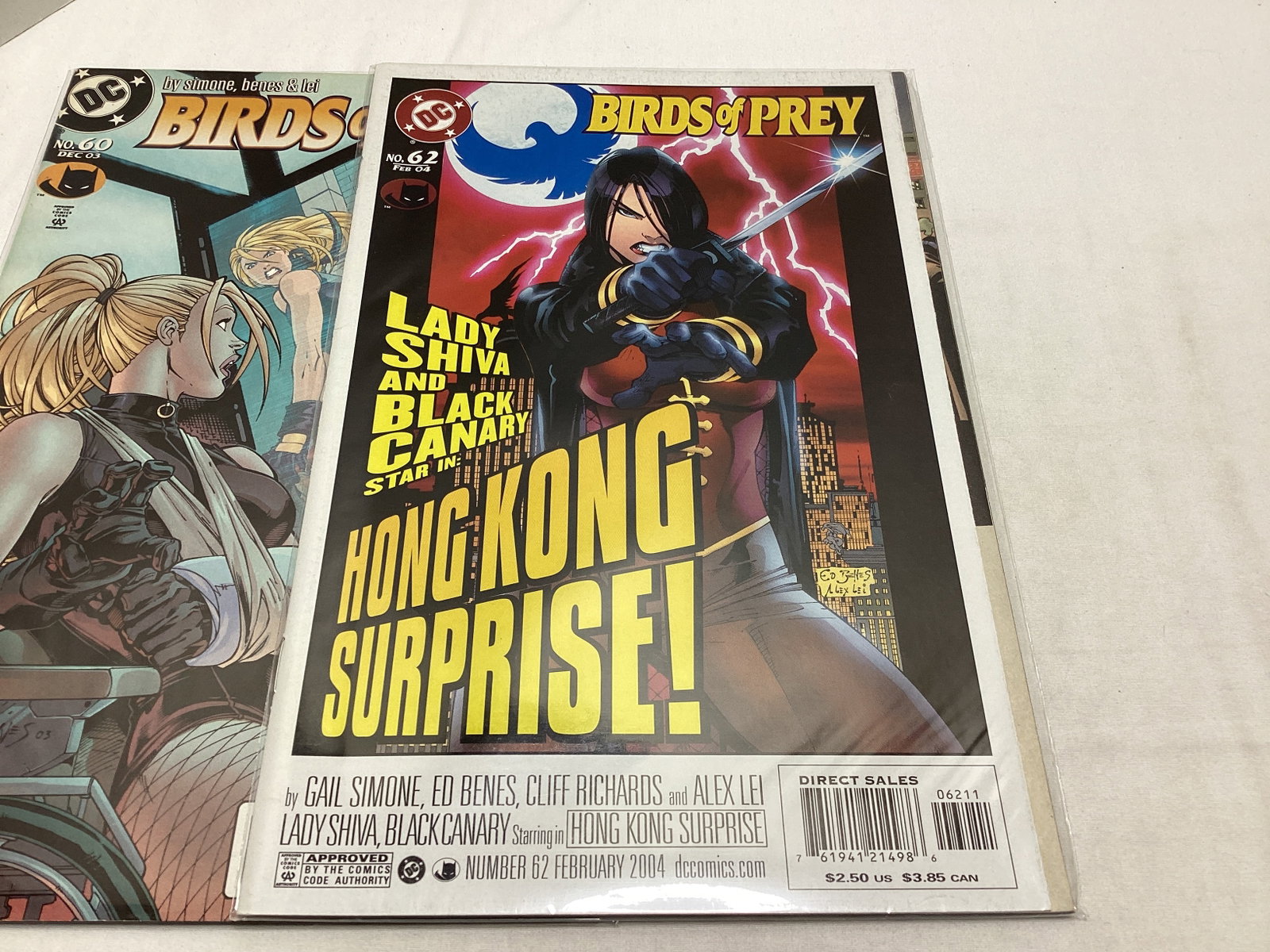 Four Birds of Prey DC Comic Books - 4