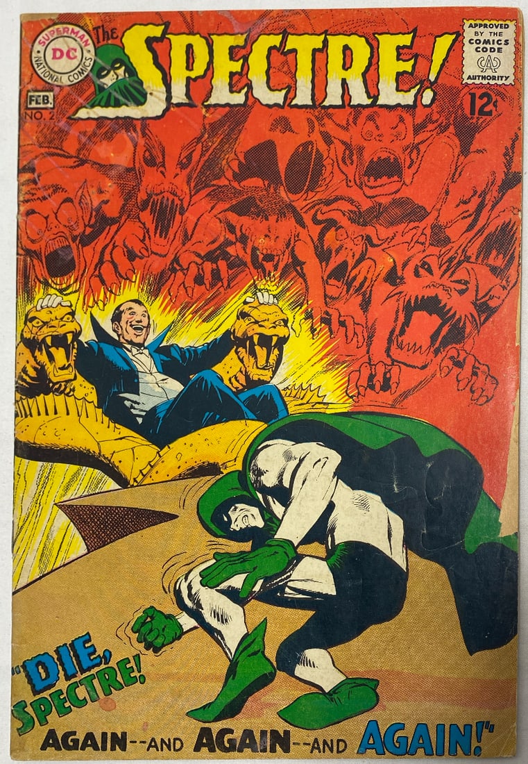 The Spectre 2 DC Comic Book: 1968, Please Preview and see all photos for condition