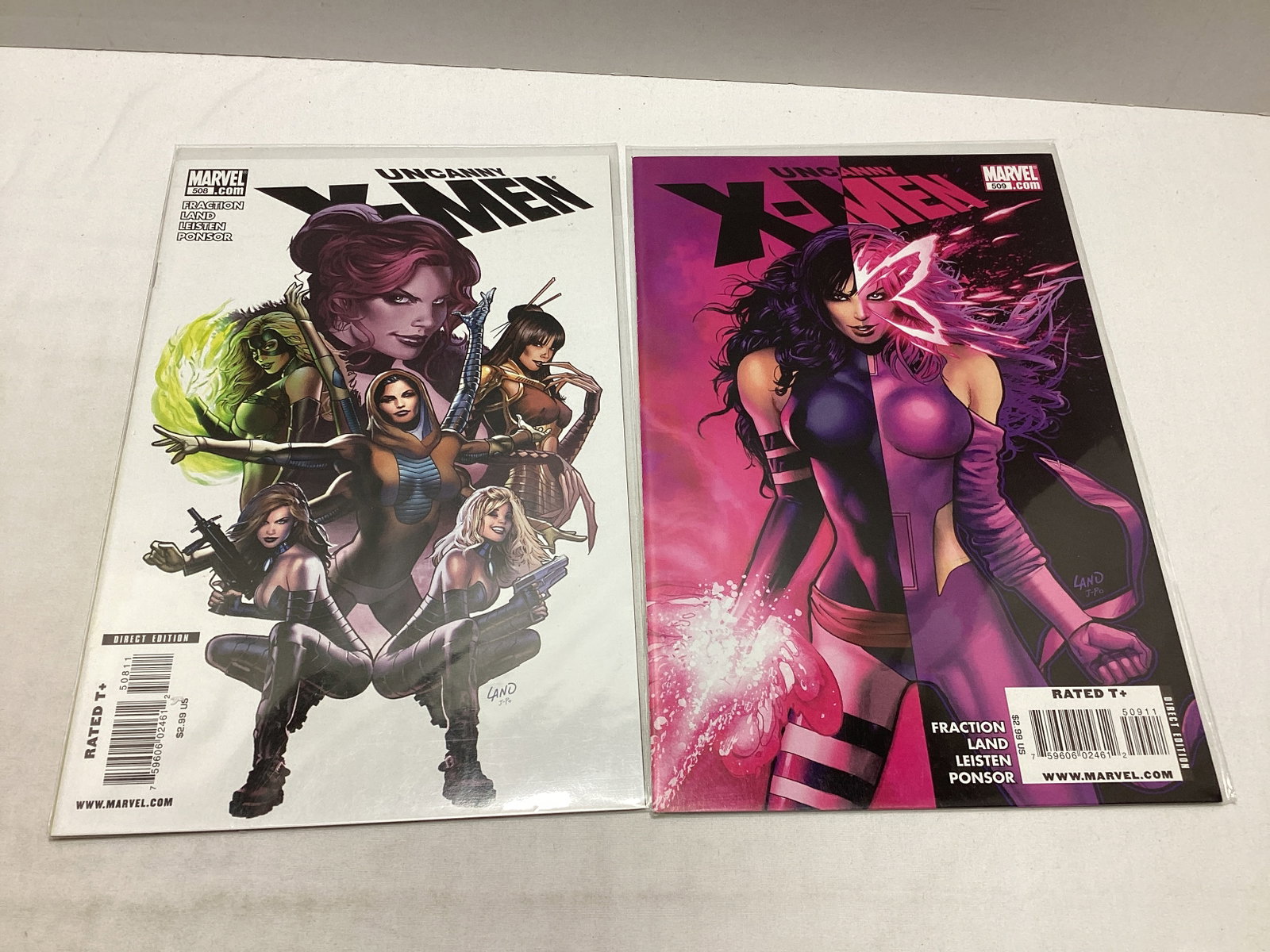 Seven Uncanny X-Men Marvel Comic Books - 3