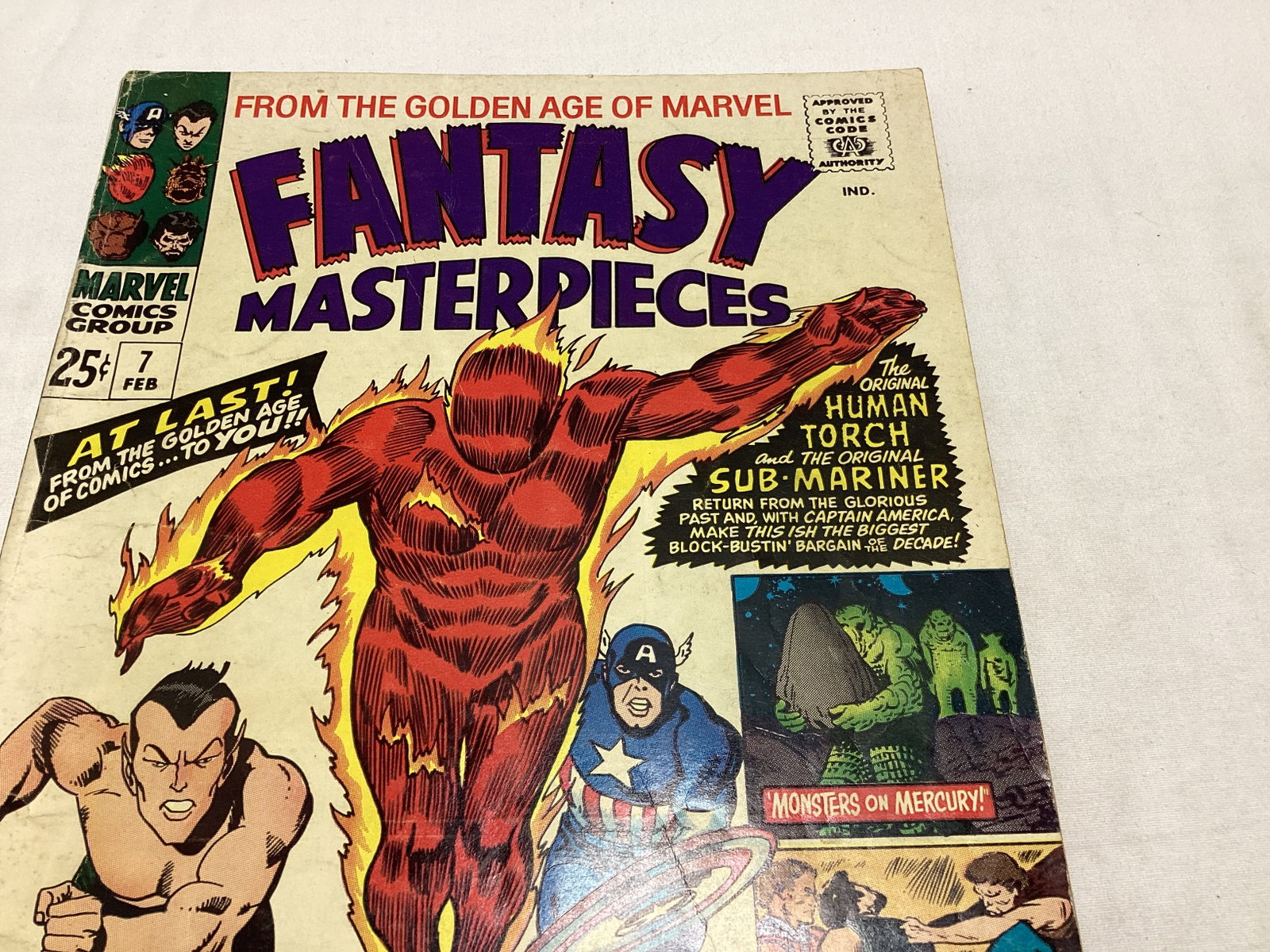 Fantasy Masterpieces 7 Marvel Comic Book - 3