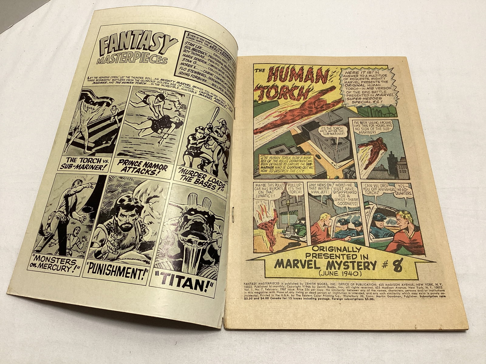 Fantasy Masterpieces 7 Marvel Comic Book - 6