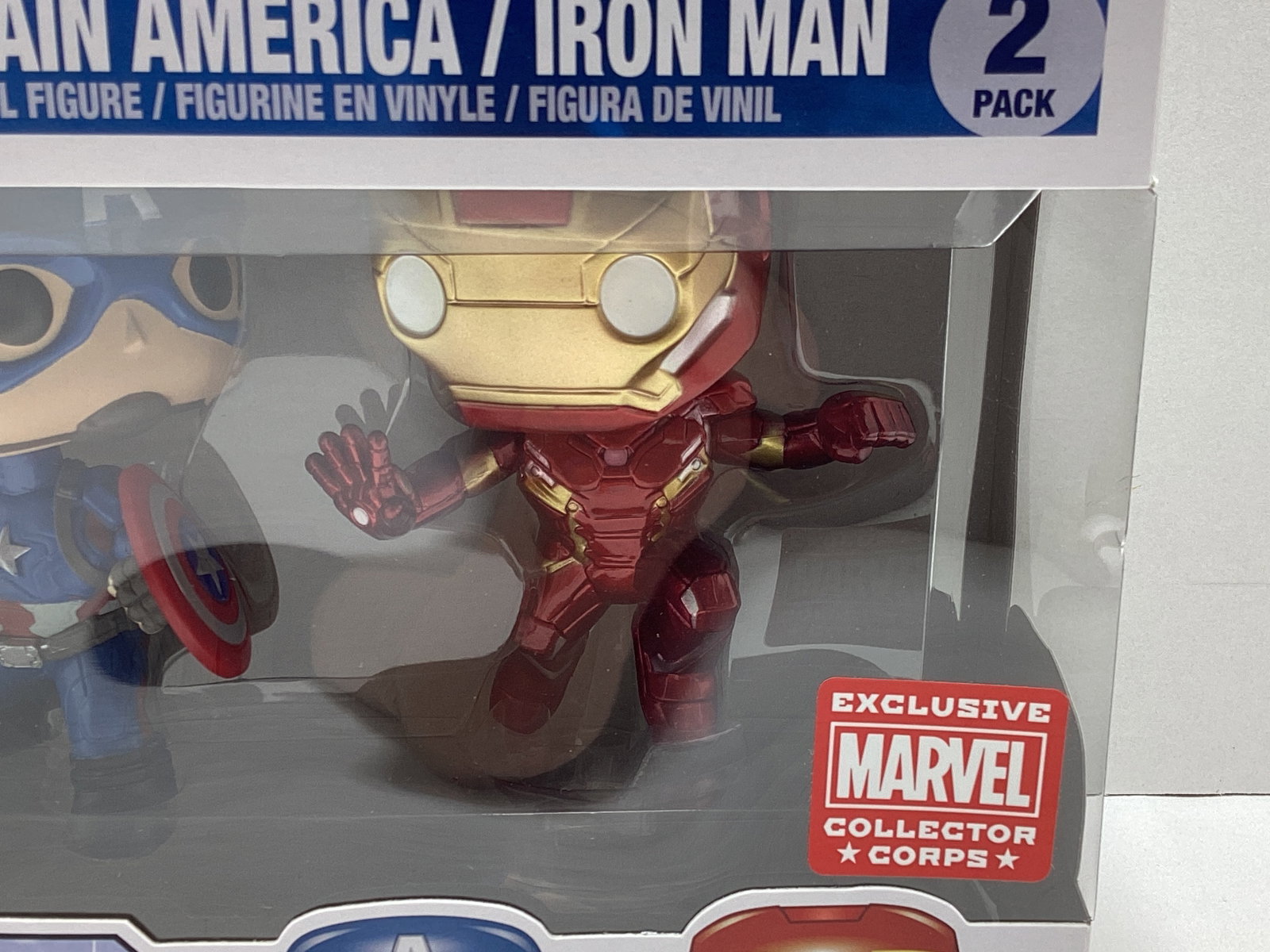 Captain America / Iron Man Civil War Marvel Collector Corps Funko Pop Set - 3
