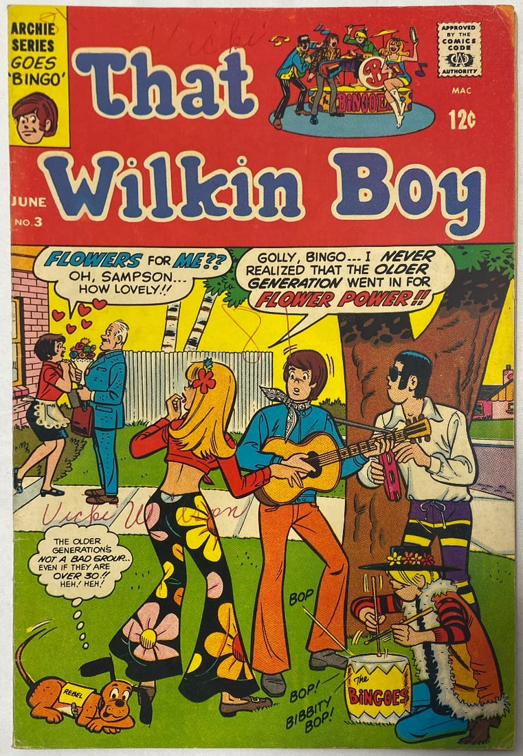 That Wilkin Boy 3 Archie Comic Book: 1969, Please Preview and see all photos for condition