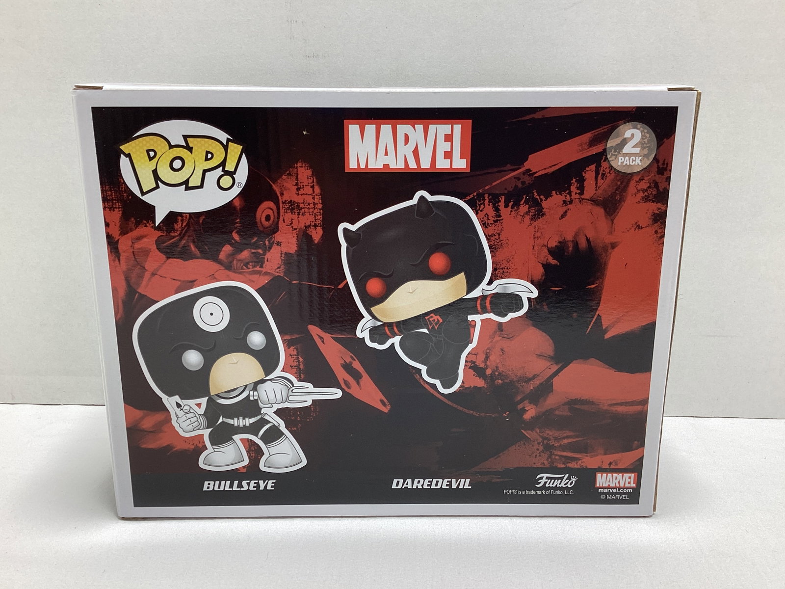 Bullseye / Daredevil Marvel Collector Corps Funko Pop Set - 4