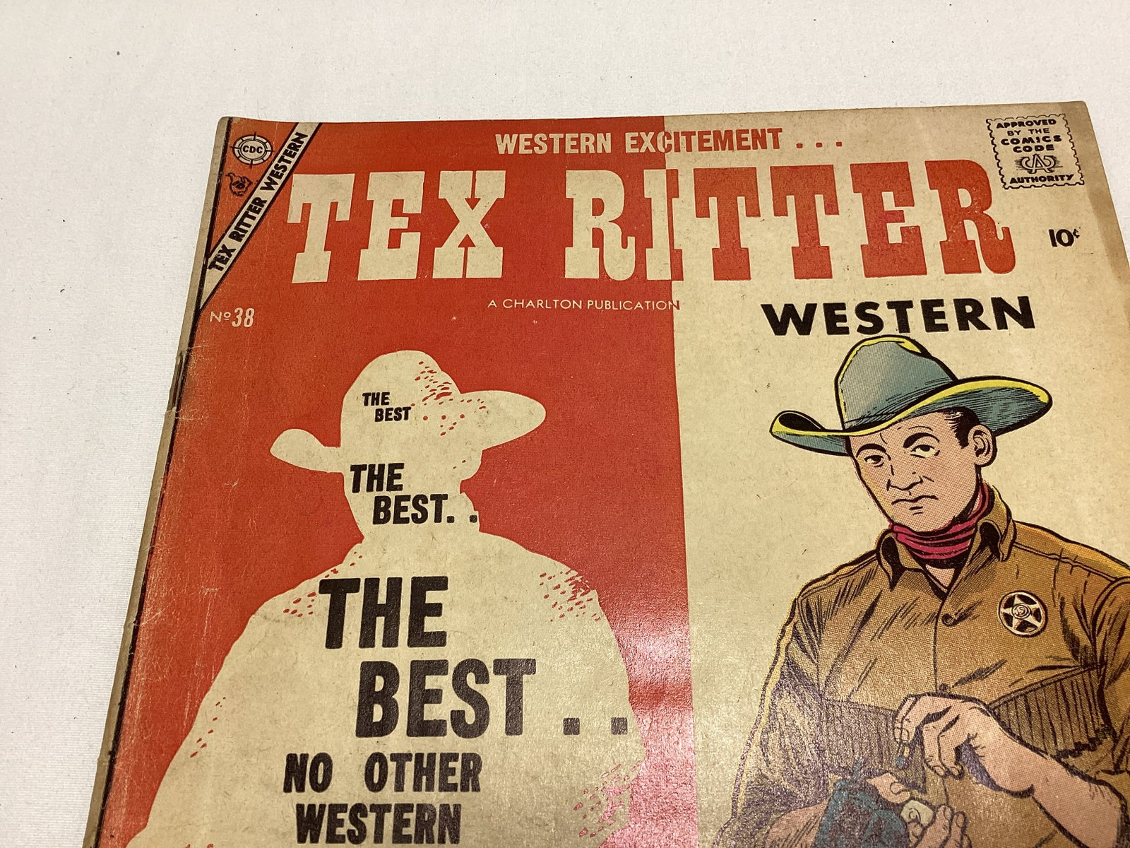 Tex Ritter Western 38 Charlton Comic Book - 2
