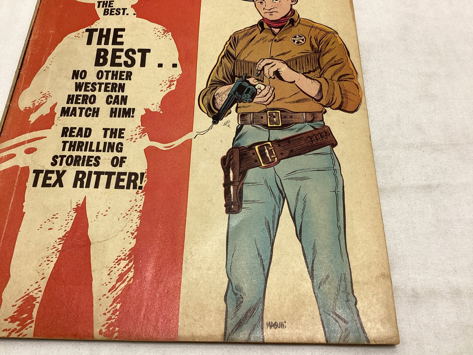 Tex Ritter Western 38 Charlton Comic Book - 5