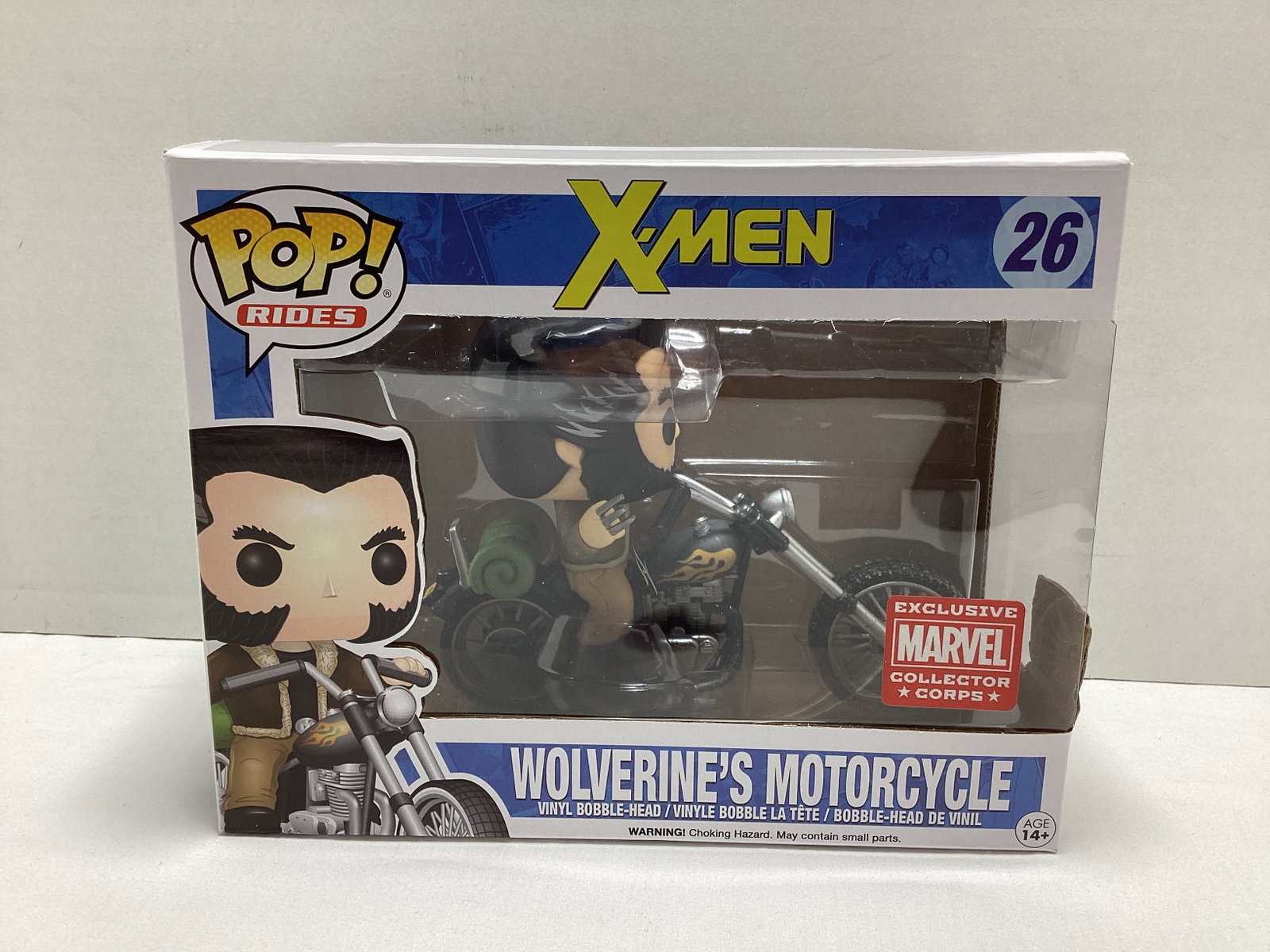 Wolverine's Motorcycle X-Men Marvel Collector Corps Funko Pop Rides: .