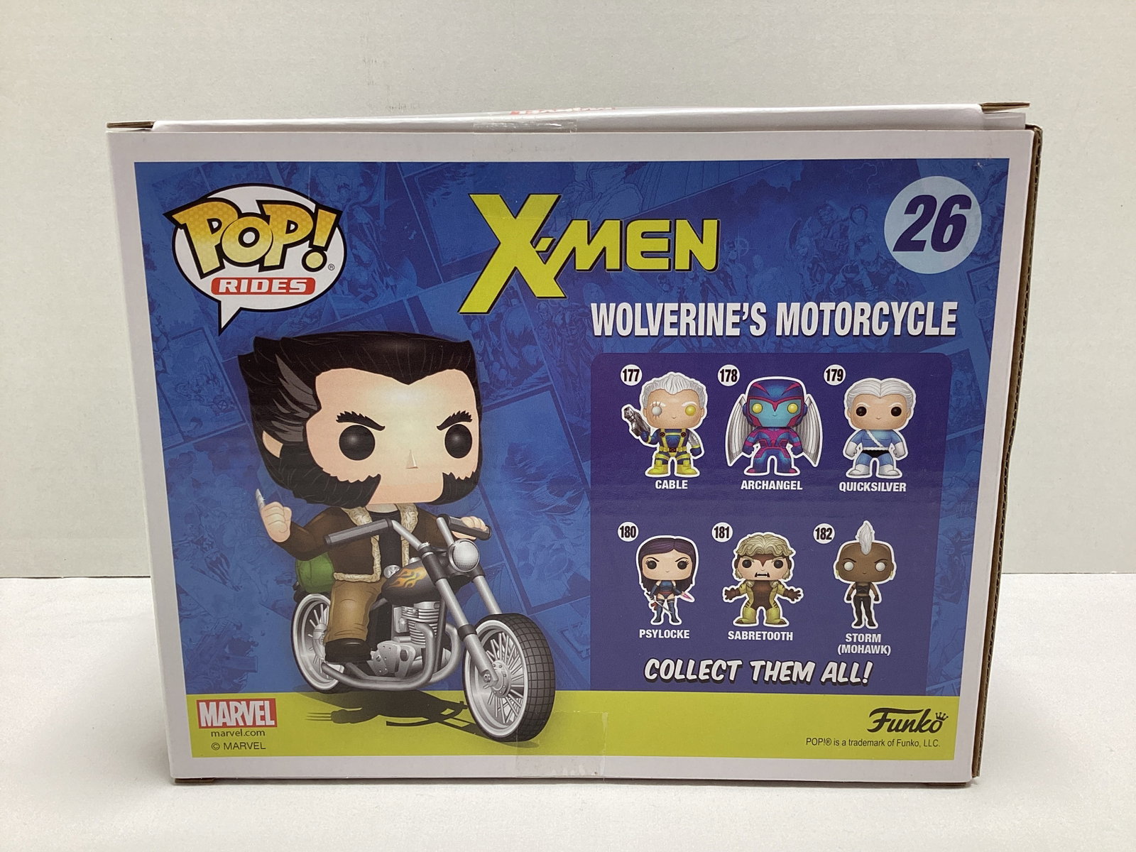 Wolverine's Motorcycle X-Men Marvel Collector Corps Funko Pop Rides - 3