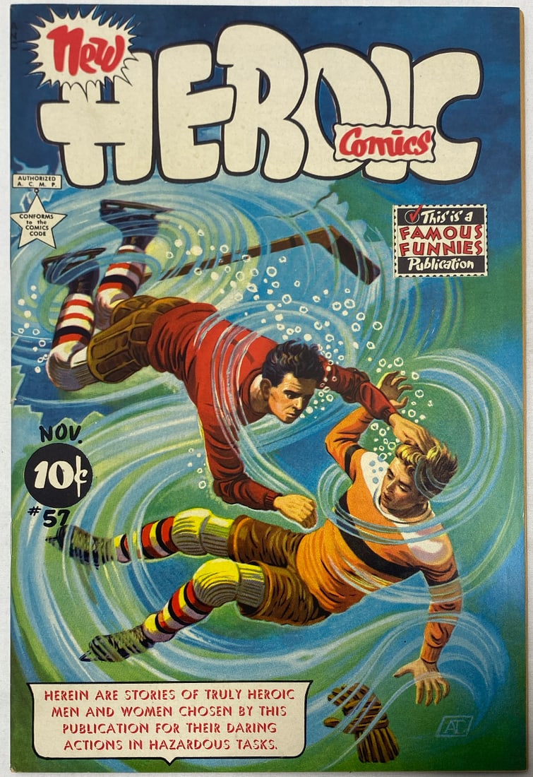 New Heroic Comics 57 Famous Funnies Comic Book: 1949, Please Preview and see all photos for condition