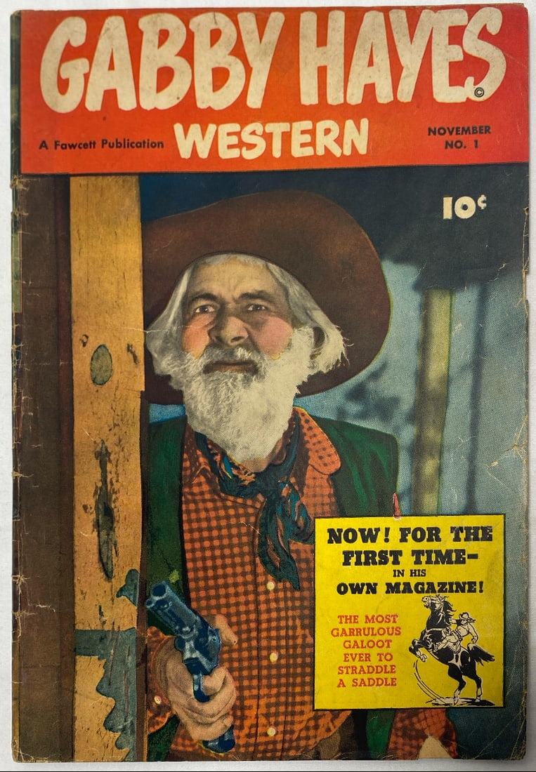 Gobby Hayes Western 1 Fawcett Comic Book: 1948, Please Preview and see all photos for condition