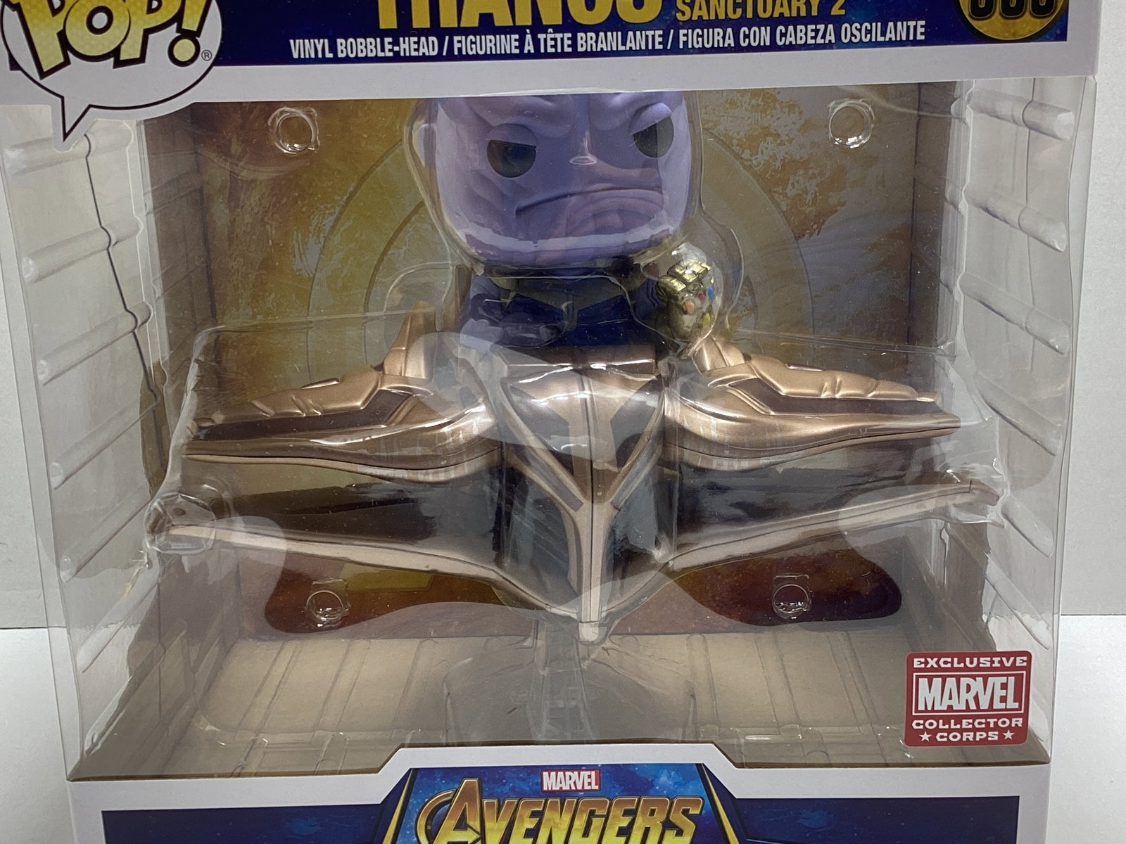 Avengers Infinity War Thanos with Sanctuary 2 Marvel Collector Corps Funko Pop - 2