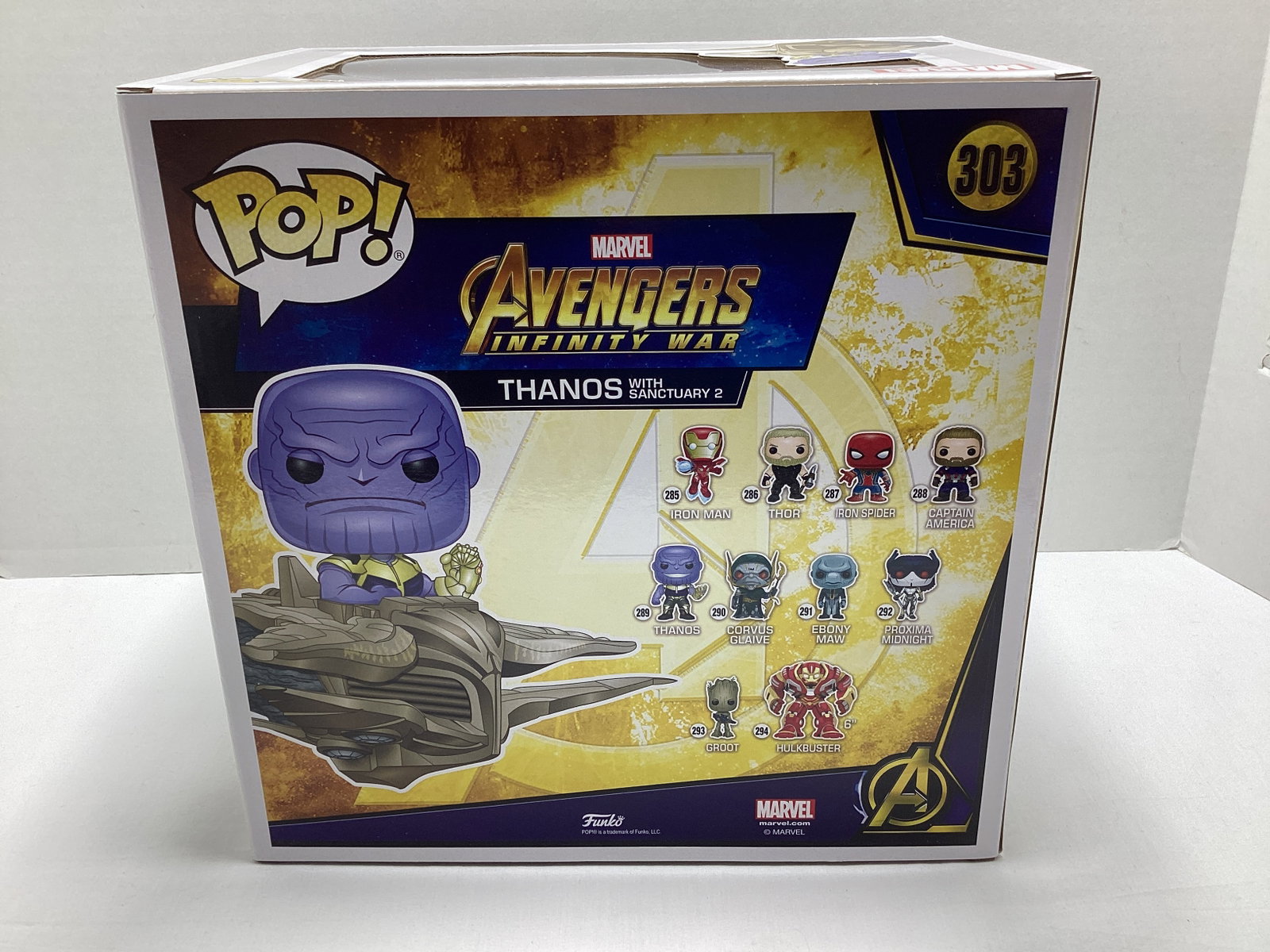 Avengers Infinity War Thanos with Sanctuary 2 Marvel Collector Corps Funko Pop - 4