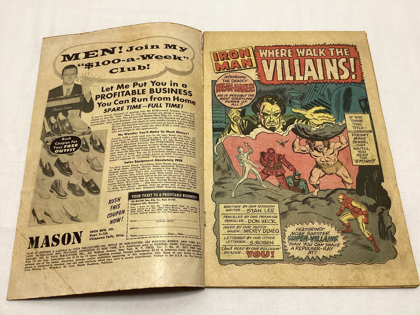 Tales of Suspense 67 Marvel Comic Book - 6