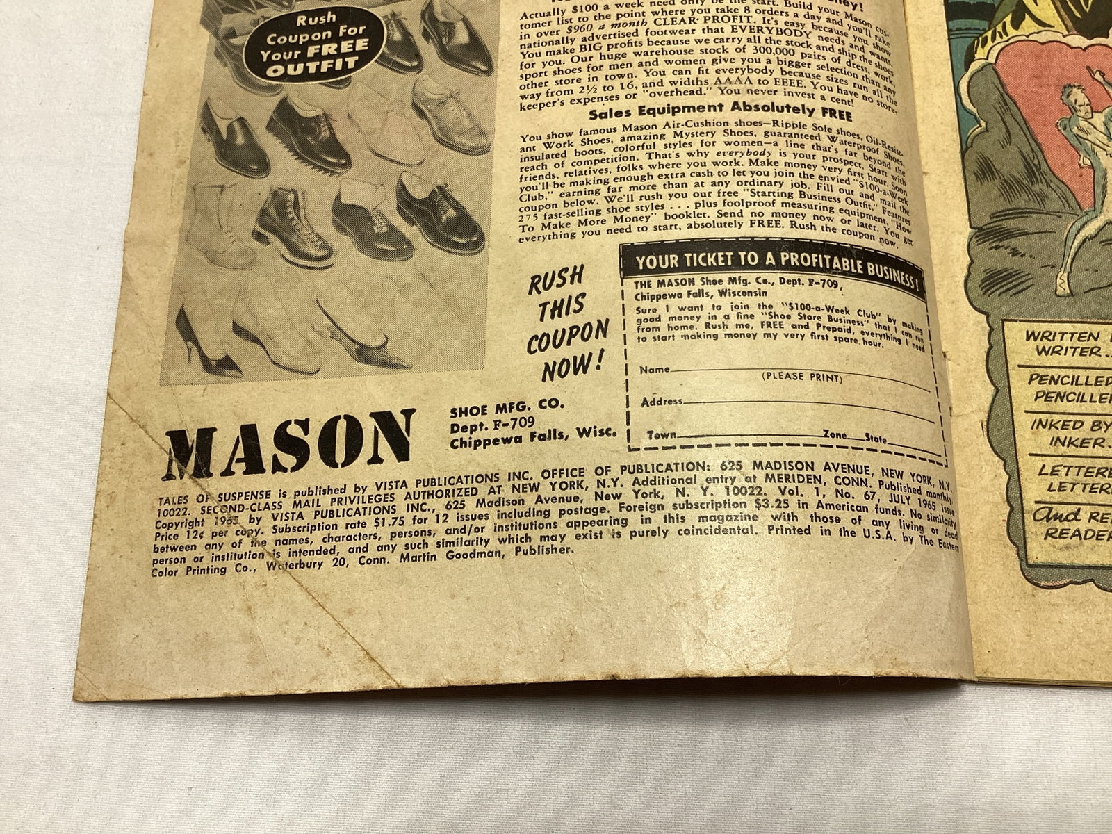 Tales of Suspense 67 Marvel Comic Book - 7
