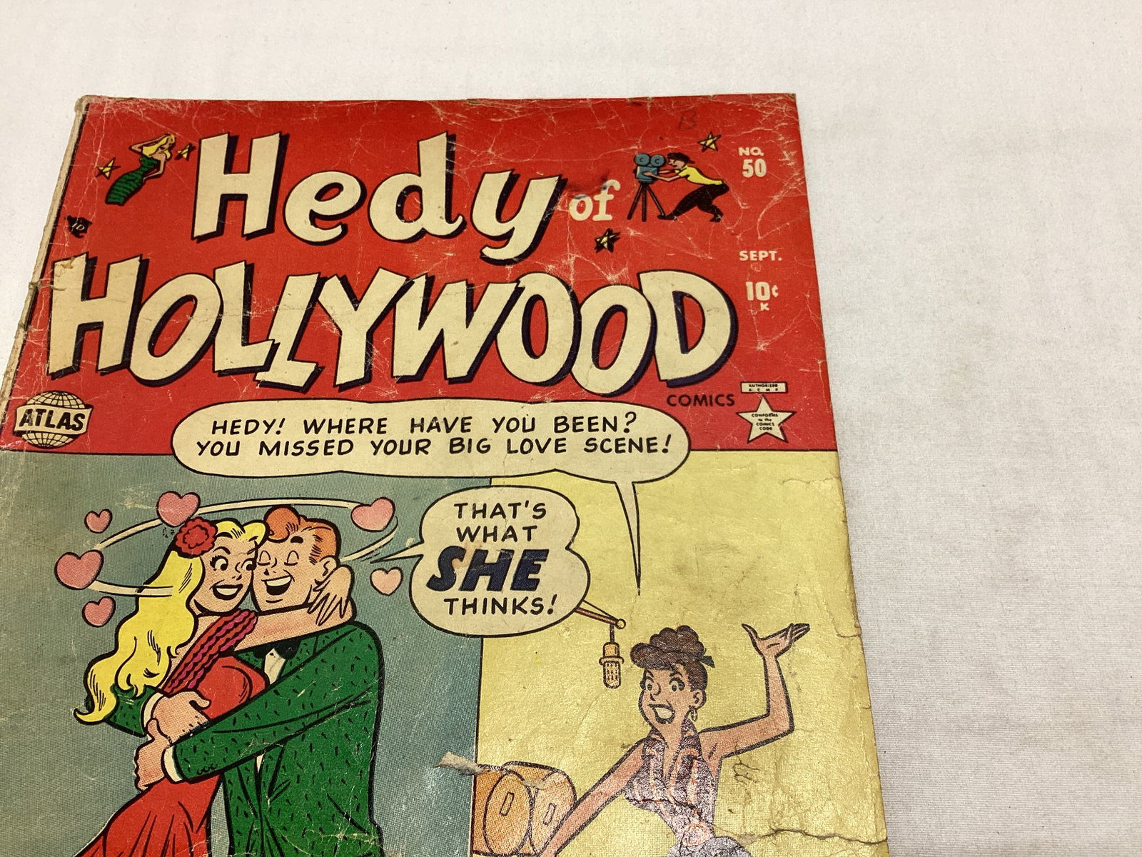Hedy of Hollywood 50 Atlas Comic Book - 3