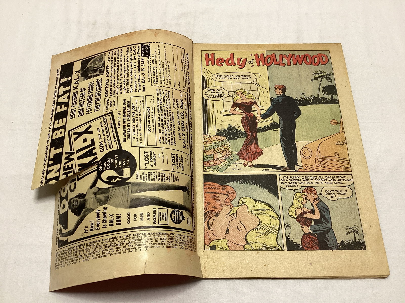 Hedy of Hollywood 50 Atlas Comic Book - 6