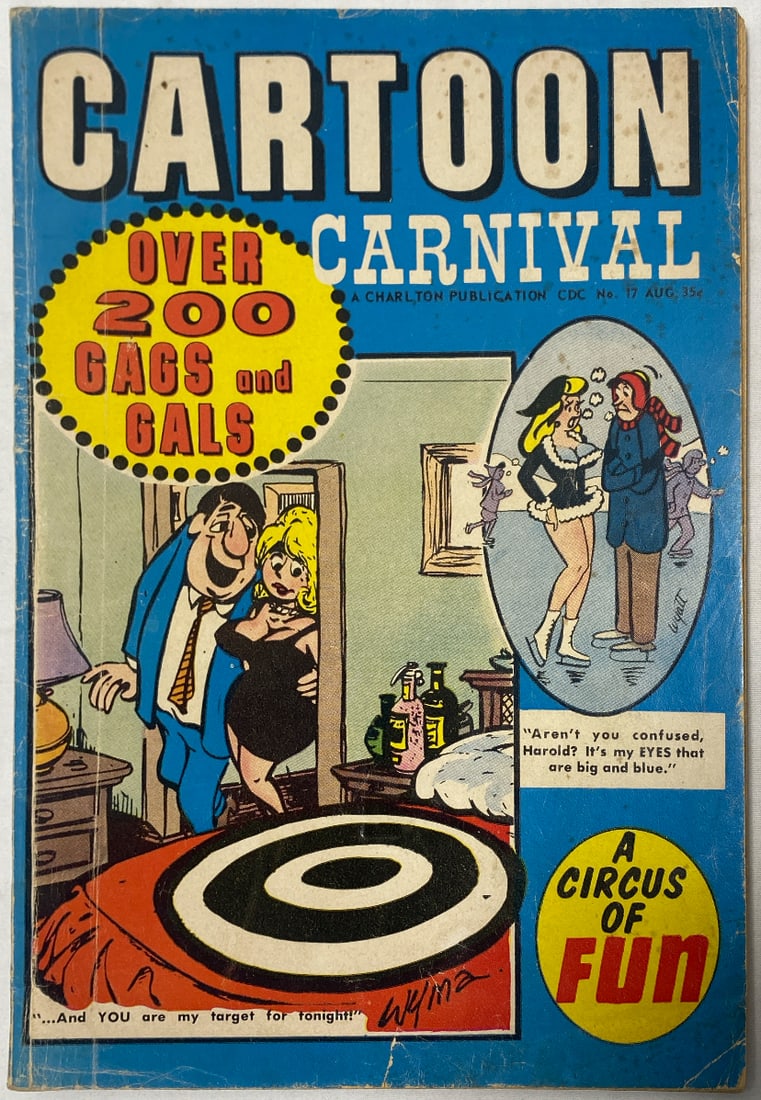 Cartoon Carnival 17 Charlton Comic Book: 1967, Please Preview and see all photos for condition